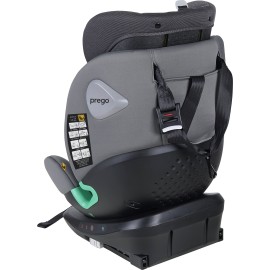 Prego Q9004 Tronfix i-Size 360 Dönebilir 0-36 Kg Oto Koltuğu Gri