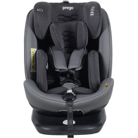 Prego Q9004 Tronfix i-Size 360 Dönebilir 0-36 Kg Oto Koltuğu Gri