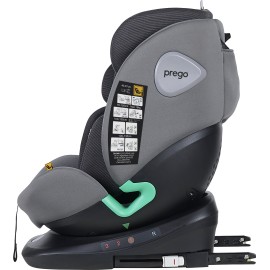 Prego Q9004 Tronfix i-Size 360 Dönebilir 0-36 Kg Oto Koltuğu Gri