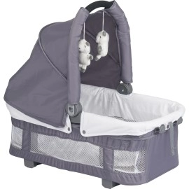Prego Playful Anne Yanı Bebek Oyun Parkı Yatak Gri
