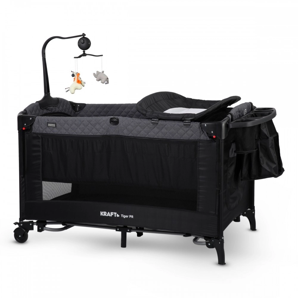Kraft Tiger PR Anne Yanı Oyun Parkı 70x120 cm Koyu Gri