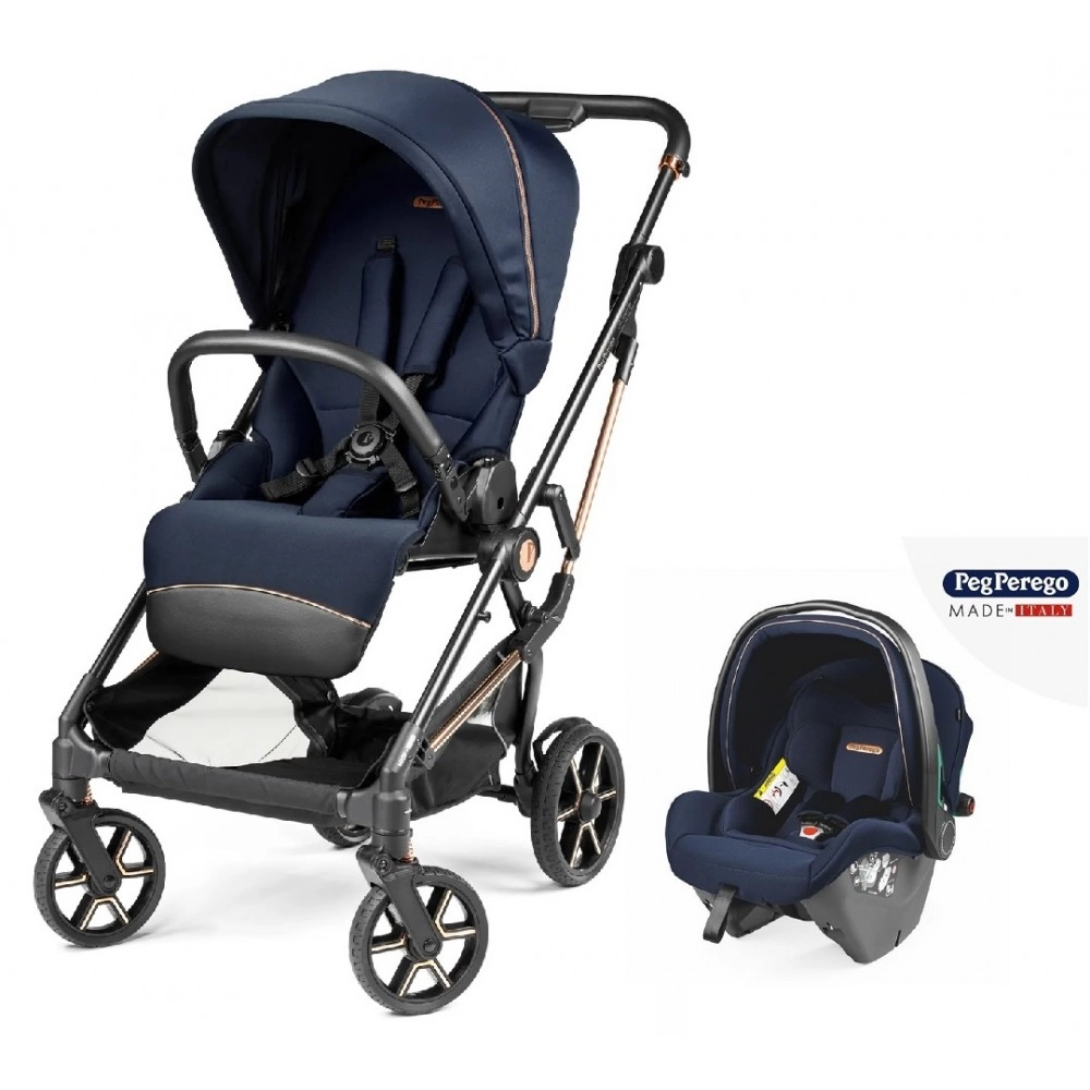Peg Perego New Vivace Travel Sistem Bebek Arabası Blue Shine