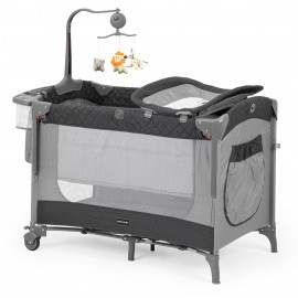 Pierre Cardin Luna Anne Yanı Park Yatak Oyun Parkı Yatak Hediyeli Gri