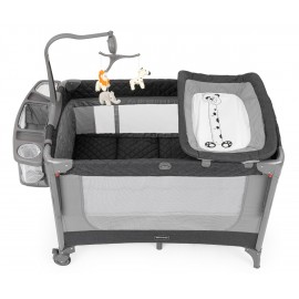 Pierre Cardin Luna Anne Yanı Park Yatak Oyun Parkı Yatak Hediyeli Gri