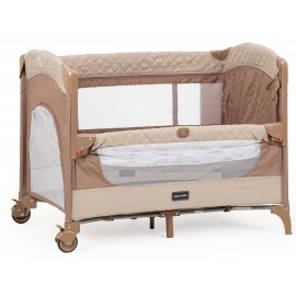 Pierre Cardin Luna Anne Yanı Park Yatak Oyun Parkı Yatak Hediyeli Kahve