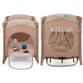 Pierre Cardin Luna Anne Yanı Park Yatak Oyun Parkı Yatak Hediyeli Kahve