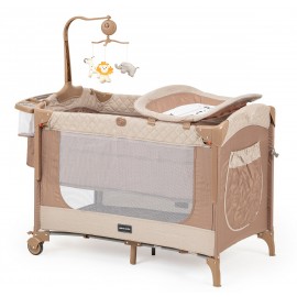 Pierre Cardin Luna Anne Yanı Park Yatak Oyun Parkı Yatak Hediyeli Kahve