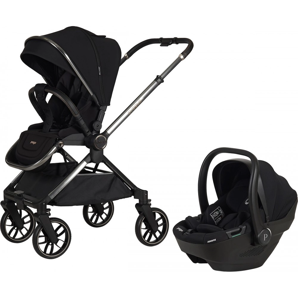 Prego Evoque 2425 İ-Size Travel Bebek Arabası Siyah