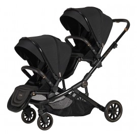 Prego İbiza Plus I-Size İkiz Travel Sistem Bebek Arabası Siyah 