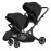 Prego İbiza Plus I-Size İkiz Travel Sistem Bebek Arabası Siyah