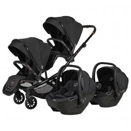 Prego Ibiza Plus I-Size İkiz Travel Sistem Bebek Arabası Siyah 