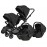 Prego İbiza Plus I-Size İkiz Travel Sistem Bebek Arabası Siyah