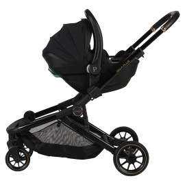 Prego İbiza Plus I-Size İkiz Travel Sistem Bebek Arabası Siyah 